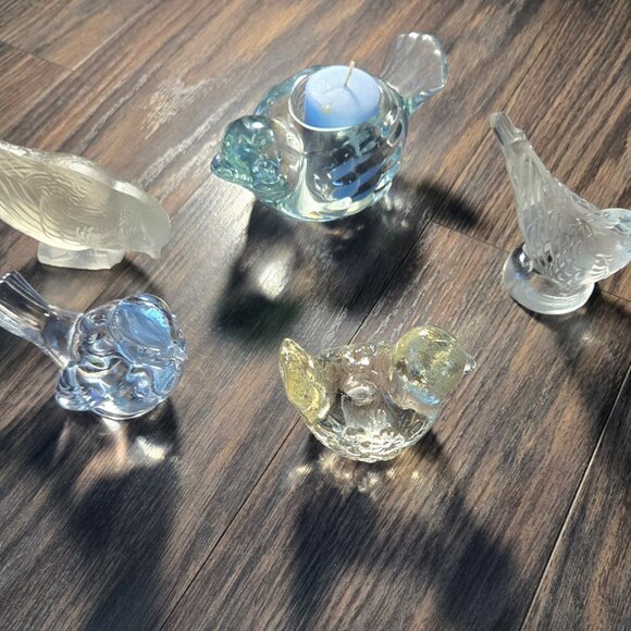 Collection of Vintage Glass Bird Figurines (Five) - Picture 5 of 14